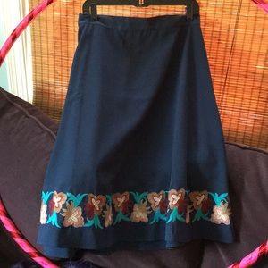 ModCloth Moon midi skirt XL